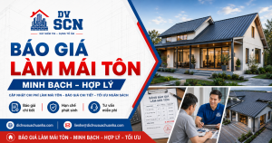 Báo Giá Làm Mái Tôn