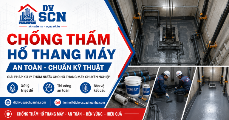 Chống Thấm Hố Thang Máy