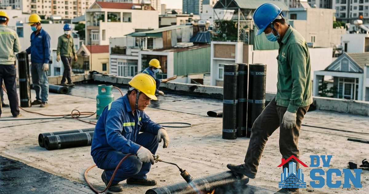 Bí quyết chống thấm sân thượng lộ thiên chịu nắng nóng gắt cực đoan của Việt Nam