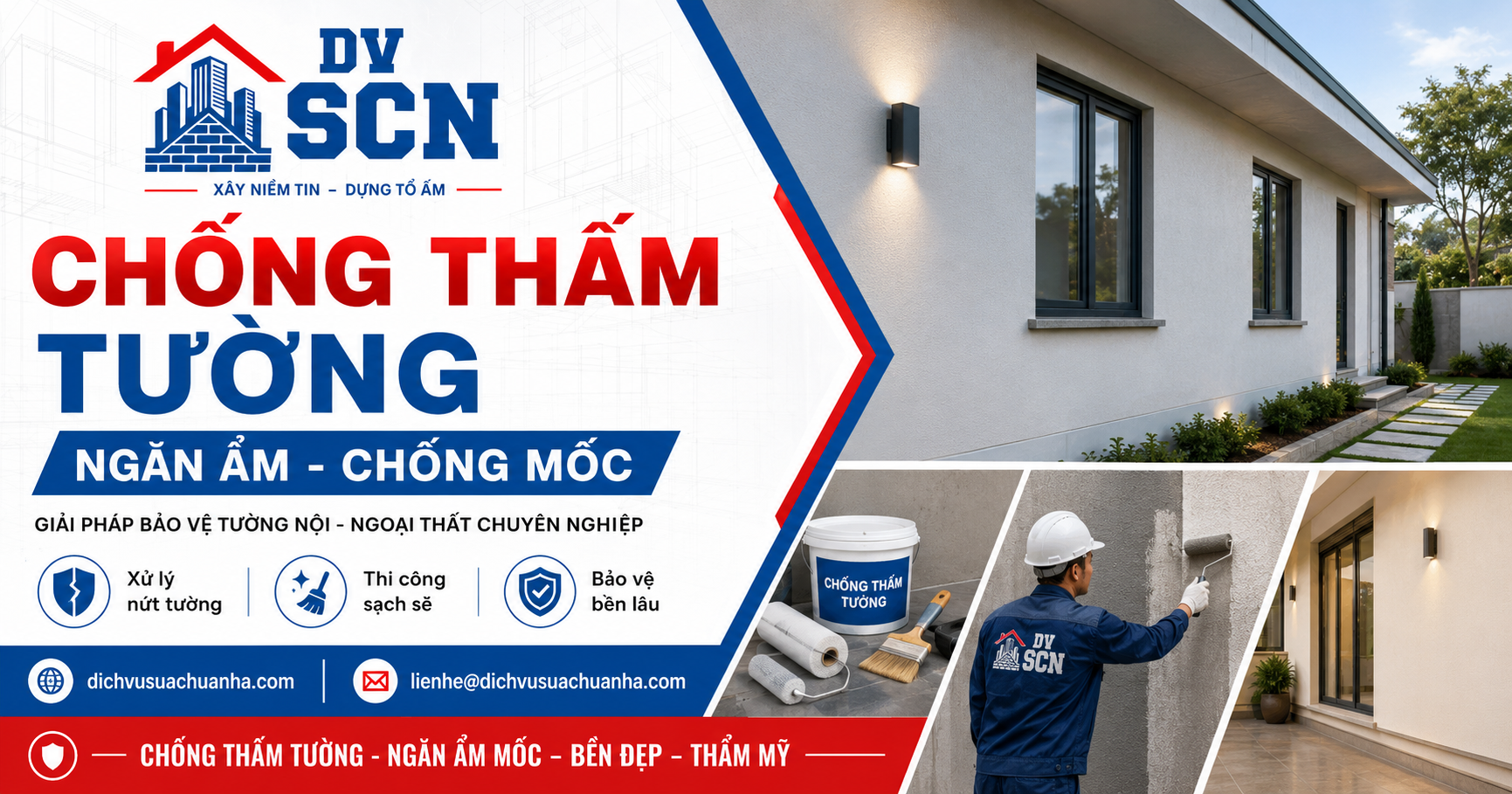 Chống Thấm Tường uy tín chất lượng cao