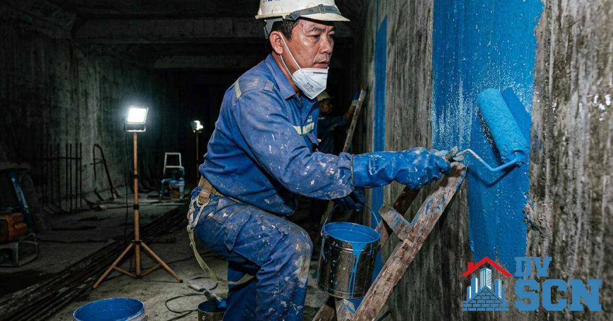 Kỹ thuật chống thấm bể nước sinh hoạt triệt để: Đảm bảo an toàn nguồn nước cho gia đình