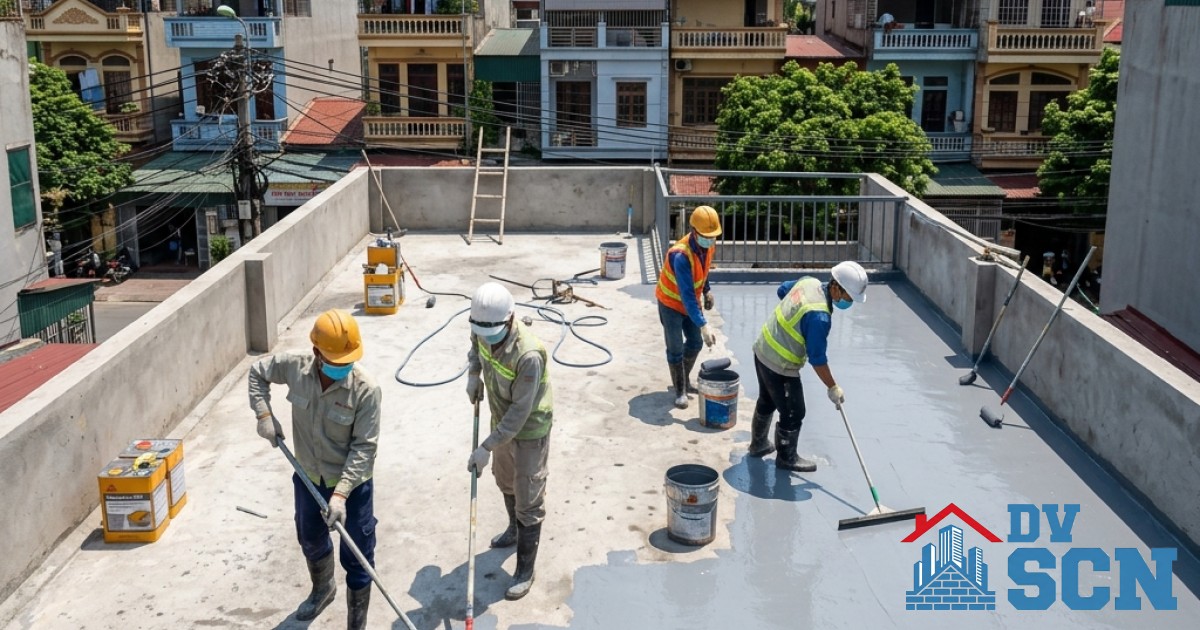 Chống thấm sàn nhà bê tông: Phương pháp xử lý sàn nứt nẻ và chống ẩm ngược sàn tầng trệt