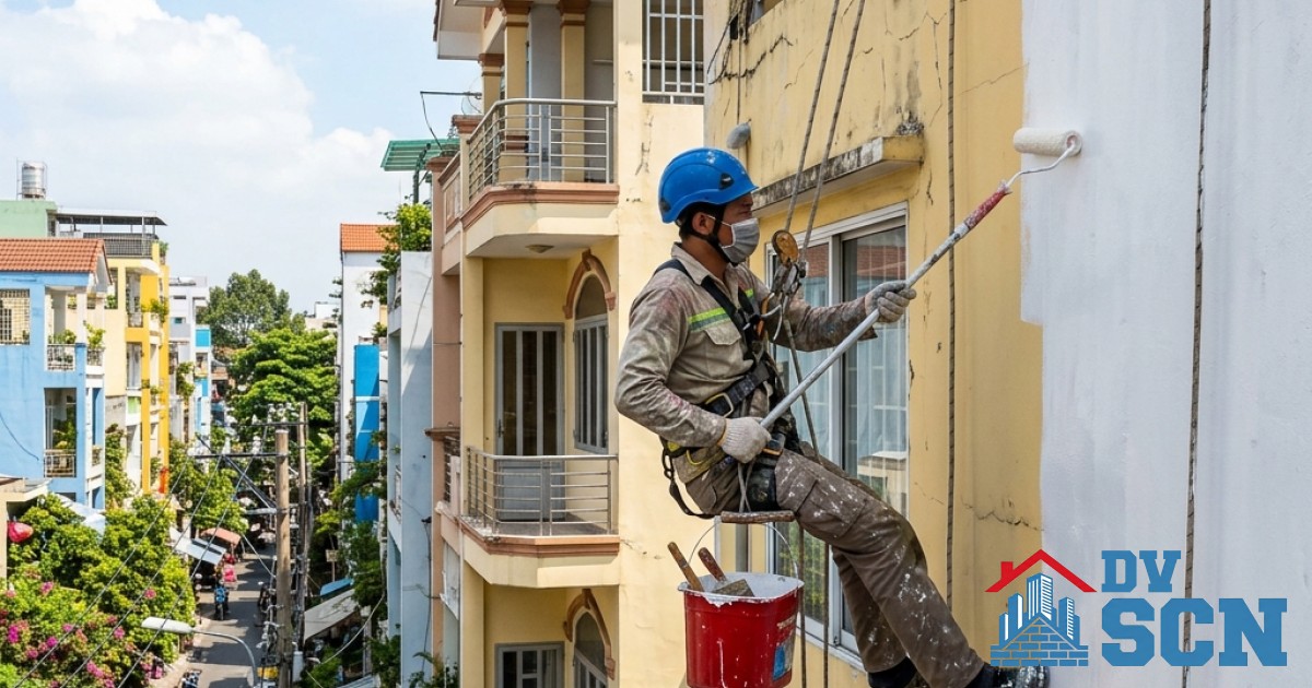 Giải pháp chống thấm tường ngoài nhà giáp ranh liền kề khe lún nứt rỉ nước mưa