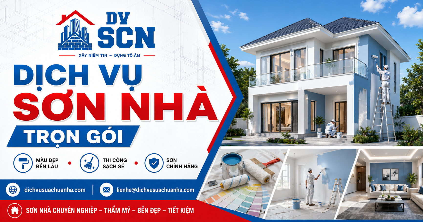 Dịch Vụ Sơn Nhà uy tín chất lượng cao