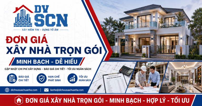 Đơn Giá Xây Nhà Trọn Gói