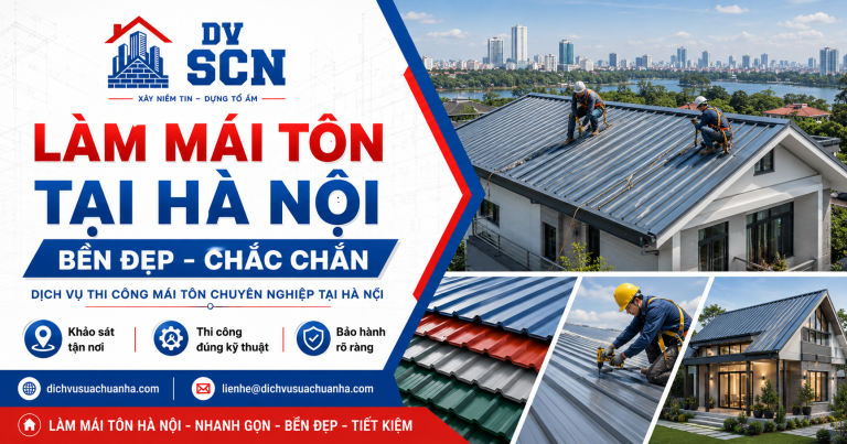 Làm Mái Tôn Tại Hà Nội