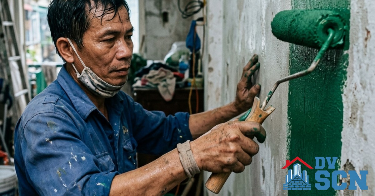 Bí quyết chọn màu sơn ngoại thất chịu thời tiết khắc nghiệt ẩm nồm của miền Bắc