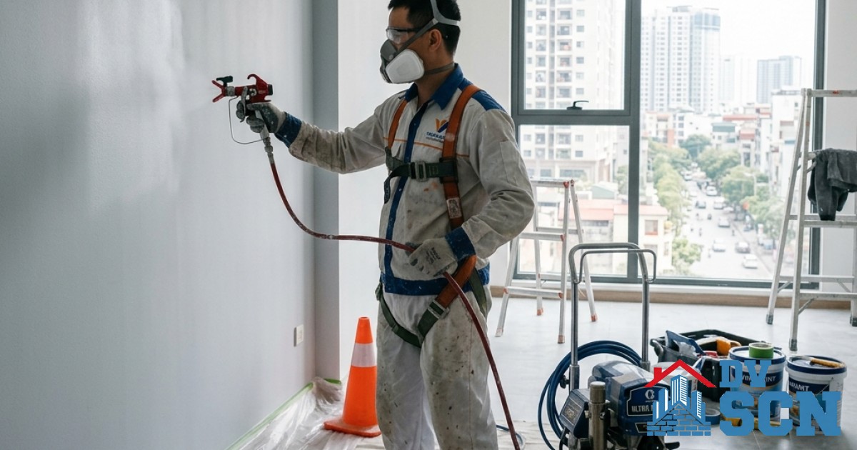 Tự mua sơn thuê thợ lẻ hay dùng dịch vụ sơn nhà trọn gói? So sánh chi tiết ưu nhược điểm