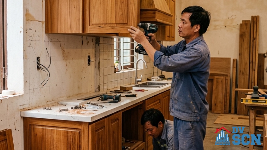 Thiết kế tủ bếp tối ưu