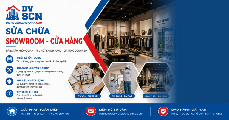 Sửa Chữa Showroom Cửa Hàng