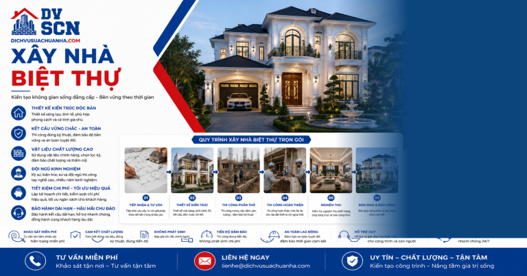 Xây Nhà Biệt Thự