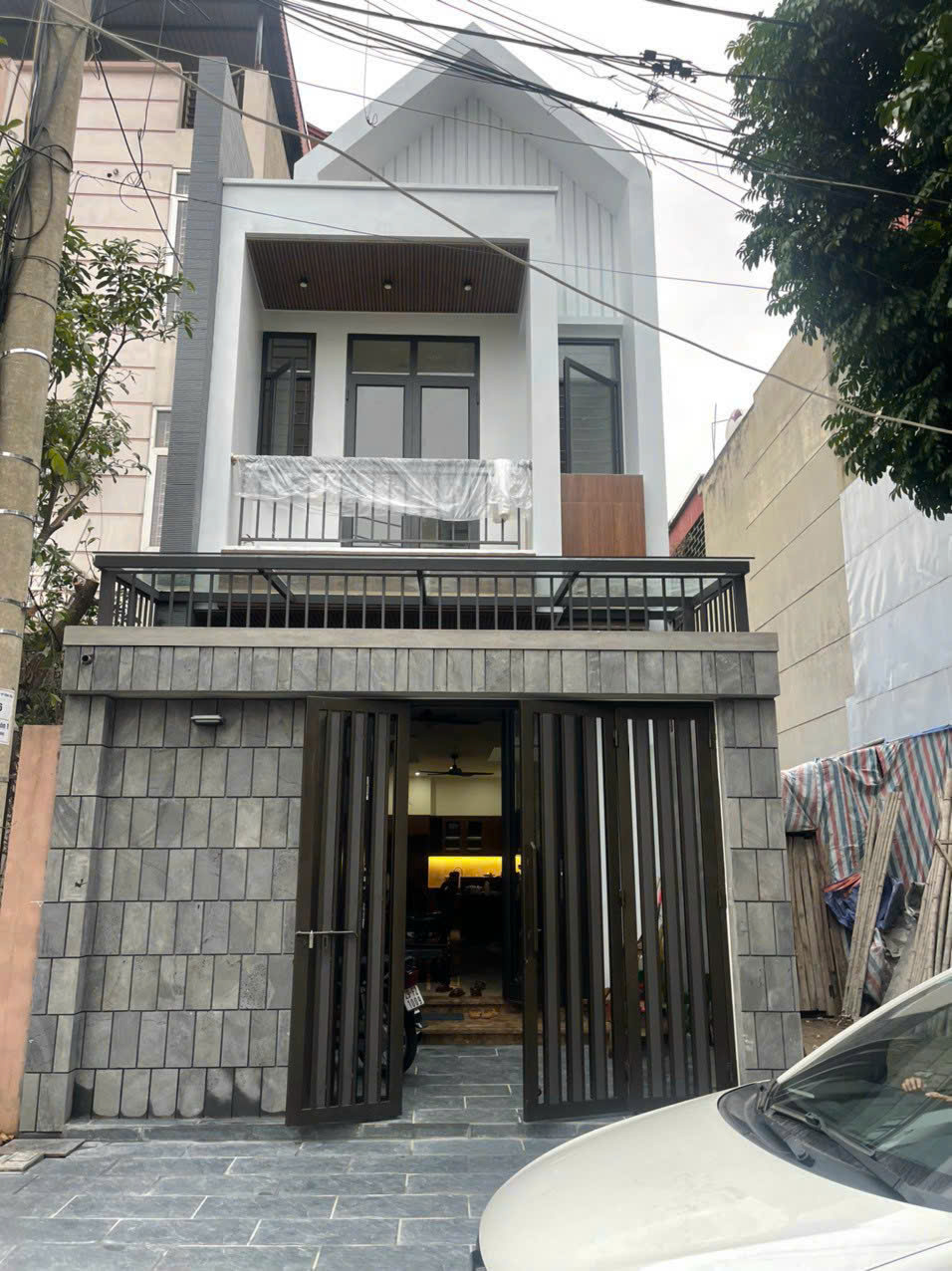 Thi công xây trát tường bao nhà phố
